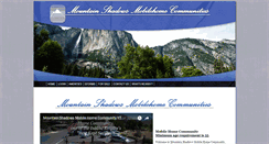 Desktop Screenshot of mtnshadowsmhc.com